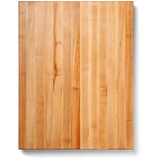 Boos Block Profi-Schneidebrett XXL – 76 x 59 x 6 CM - Nordamerikanisches Ahorn Schneidebrett Holz Gross – Antibakteriell – Schneidebrett Extra Dick - Hackbrett - Hackblock- Lebensmittelecht