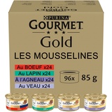 Purina Gourmet Gold Feine Pastete Sorten-Mix 96 x 85 g