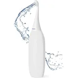 HappyPo Po Dusche 2.0 - Bidet Handbrause tragbare Intimdusche, Hygienische Reinigung für Reisen und Zuhause, Ersetzt Feuchttücher und Dusch-WC, sanft und Effektiv, Kompakt - 28x5x6 cm, Weiß