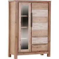 GUTMANN FACTORY Vitrine GUTMANN FACTORY "Tulsa", braun (smoked), B:110cm