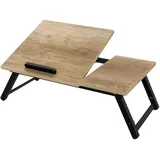 ML-Design Laptoptisch Eiche, Holzwerkstoff, 34.5x26.5x74 cm, Arbeitszimmer, Schreibtische, Computertische