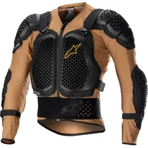 Alpinestars Protektorenjacke Bionic Action V2 M Beige/Schwarz/Orange