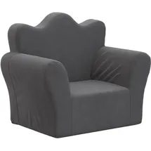 vidaXL Kindersofa vidaXL Anthrazit weich plüsch