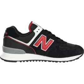 New Balance 574 Herren Black/NB White 40