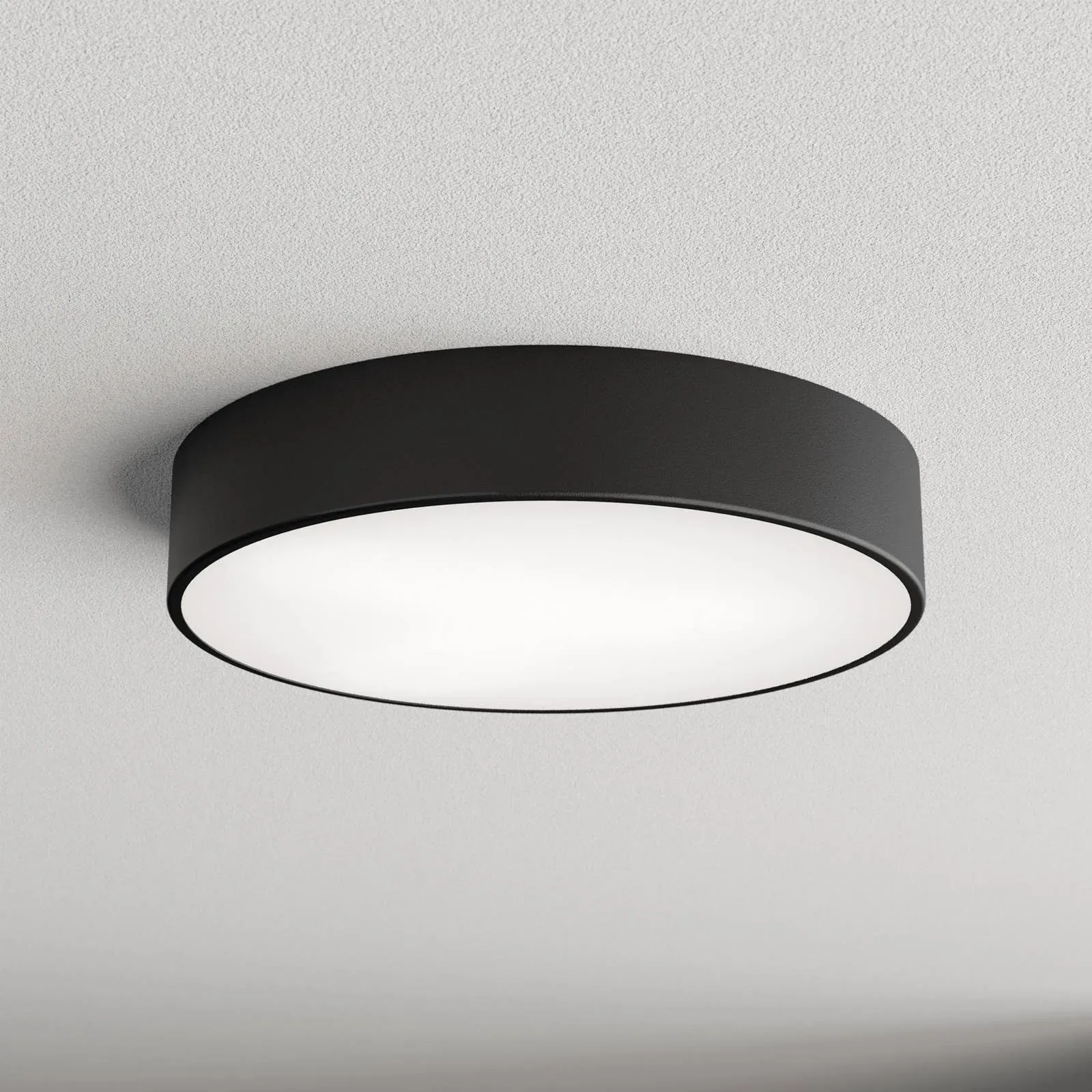 Deckenlampe Cleo TEMAR LIGHTING, dimmbar, schwarz, für Wohn- / Esszimmer, Modern, Deckenlampe - 40 cm - 40 cm - 7.5 cm