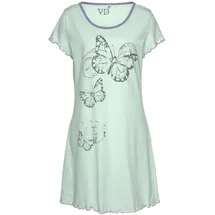 vivance dreams by lascana Nachthemd mit Schmetterling Motiv Grün 52/54
