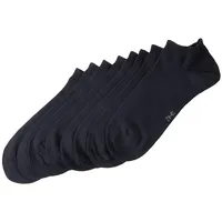Tom Tailor Unisex Sneakersocken im 8er-Pack, blau, Uni, Gr. 39-42