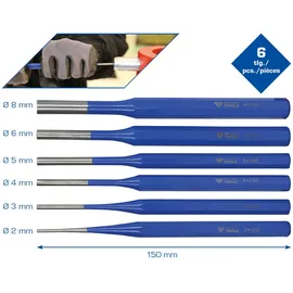 BRILLIANT TOOLS Splintentreiber-Satz 6-tlg (BT085006)