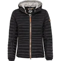 CAMEL ACTIVE Damen leichte Steppjacke mit Abnehmbarer Kapuze schwarz womenswear-36 - 36