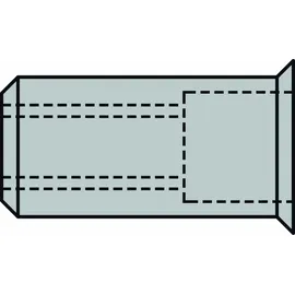 Gesipa Blindnietmutter M6 x 9 x 15,5 mm 250 Stück