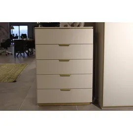 aea Kommode mit 4 Schubladen 45 x 112 x 80 cm Weiß