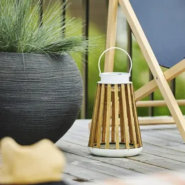 Star Trading LED-Solartischleuchte Catania beige