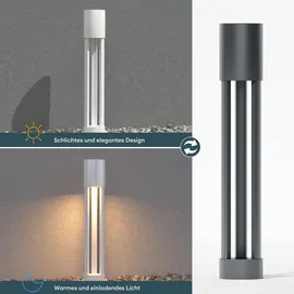 doporro Wegeleuchte weiß ⌀120xH700mm 10W IP65 wetterfest