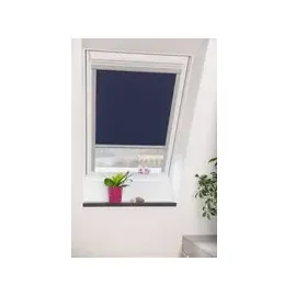 Lichtblick Dachfensterrollo Skylight 38,3 x 74 cm blau
