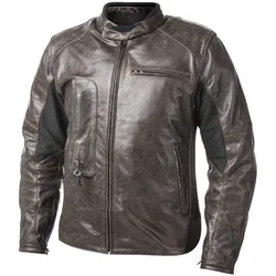 Helite Roadster Lederjacke mit Turtle Airbag vintage-braun - 3XL