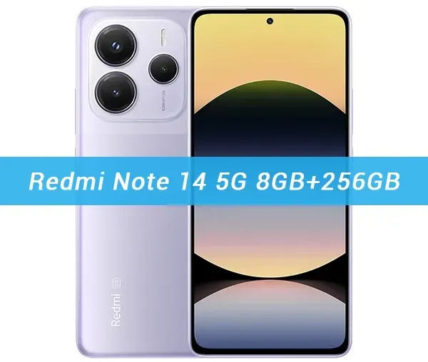 [World Premiere] Xiaomi Redmi Note 14 5G Global Version NFC Smartphone MTK Dimensity 7025-Ultra 108MP Camera 45W Turbo Charging