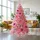 Gravidus Weihnachtsbaum 180 cm pink mit Metallständer 600 Zweigen