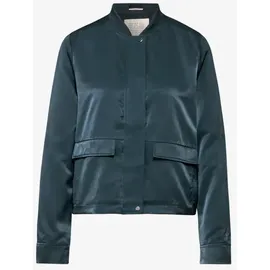 STREET ONE Satin-Blouson Damen Grün XS