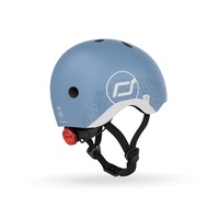 Scoot & Ride Scoot&Ride Unisex Jugend Helme XXS, Reflective Steel, S
