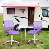 FurnitureR Reisestuhl Campingstuhl Drehbar Höhenverstellbar Ohne Armlehnen Stoff Sitz PP Rücken 130kg Rollen