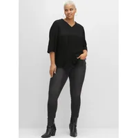 sheego Tunika in schwarz | Gr.: 48