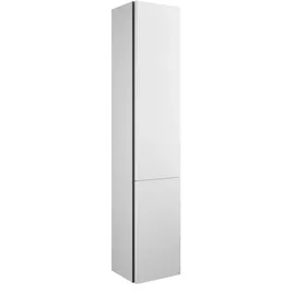 Burgbad Badu Hochschrank 35 cm 2 Türen Weiß