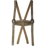 German Wear Hosenträger GW800-HT Hosenträger Stegträger für Trachten Lederhosen H-Träger beige