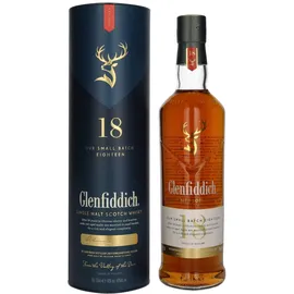 Glenfiddich 18 Years Old Single Malt Scotch 40% vol 0,7 l Geschenkbox