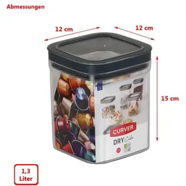 Curver Frischhaltedose quadratisch transparent 12 x 12 x 15 cm 1,3 l