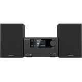 Kenwood M-725DAB-B schwarz Micro HiFi-System mit DAB+, CD, USB, Bluetooth und TFT-Display, Midnight Black