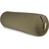 MindBaas - Yoga Bolster - Eco - Grün - Yogakissen - Meditationsrolle EINHEITSGRÖSSE