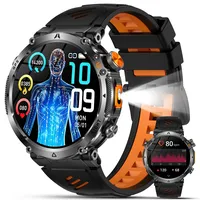 YUPENG Smartwatch Herren Militär mit AI-GPT, 850mAh, 1,7" Fitnessuhr Uhr
