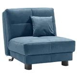 ell+ell Schlafsessel Tilda Microvelour Blau PG30