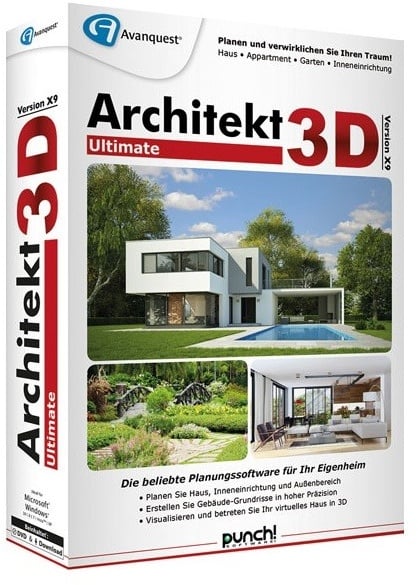 Avanquest Architekt 3D X9 Ultimate, WIN/ MacOS