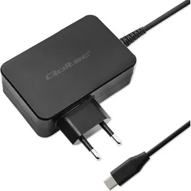 Qoltec GaN POWER PRO charger 1xUSB C, 90W, 5 20V - Schwarz