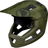 Endura SingleTrack Fullface-Kinderhelm olive green (E7163GO)