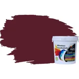 RyFo Colors Silikonharz Fassadenfarbe Lotuseffekt Trend Weinrot 1l - bunte Fassadenfarbe, weitere Rot Farbtöne und Größen erhältlich, Deckkraft Klasse 1