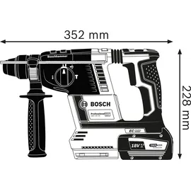 Bosch GBH 18V-26 Professional ohne Akku + L-Boxx 0611909001