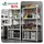VOUNOT Lagerregal Stahl 80x40x160 cm braun