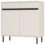 Selsey Sideboard Osaka 100 x 100,2 x 40 cm Beige / Weiß