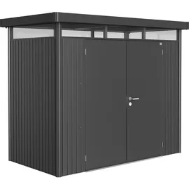 Biohort HighLine H1 2,75 x 1,55 m dunkelgrau-metallic Doppeltür