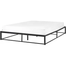 Beliani Viry 160 x 200 cm Schwarz