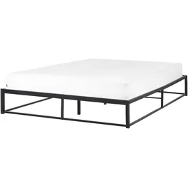 Beliani Viry 160 x 200 cm Schwarz