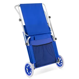 CASARIA Sonnenliege Klappbar 115 x 60 x 22 cm Blau