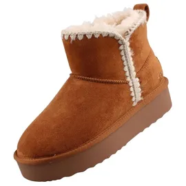 Dockers by Gerli Damen Stiefelette gefüttert Braun - 40
