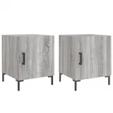 vidaXL Nachtschrank Grau Sonoma 40 x 40 x 50 cm Holzwerkstoff