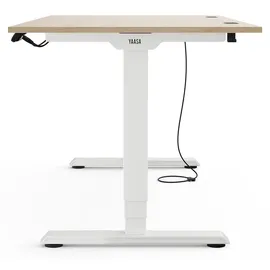 Yaasa Schreibtisch Desk Essential 140 x 80 cm Eiche hell/Weiß