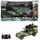 Toi-Toys - Ferngesteuertes Fahrzeug - Alfafox Militär Jeep mit Soldat (22cm)