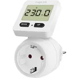 Logilink Europameisterschaft 0004 Energiekosten-Messgerät, Display 180° drehbar,