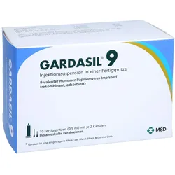 Gardasil 9 Inj.-sus.i.e.fertigspritze 10 St